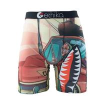 Cuecas Boxer Respiráveis Para Homens plus Size ETHIKA, Roupa De Banho Sexy S-3XL