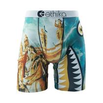 Cuecas Boxer Respiráveis Para Homens plus Size ETHIKA, Roupa De Banho Sexy, Tamanhos S-3XL
