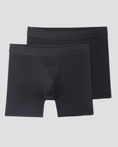 Cuecas Boxer Terramar SilkSkins para homens, pacote com 2 un