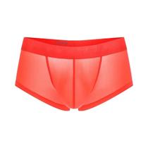 Cuecas Boxer Transparentes Ultra-finas De Seda Gelada Para Homens, Respirável E Divertida, Roupa