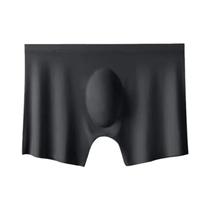 Cuecas Boxer Ultrafinas De Seda Gelada Para Homens, 2 Peças, Respiráveis E Sem Costura