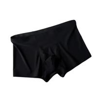 Cuecas Boxer Ultrafinas De Seda Gelada Para Homens, 4 Peças, Sem Costura, Respiráveis Cuecas Boxer Ultrafinas De Seda Gelada Para Homens, 4 Peças, Sem Costura, Respiráveis