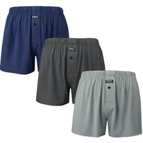 Cuecas boxers masculinas BAMBOO COOL Boxer Shorts, pacote com 3 Cuecas boxers masculinas BAMBOO COOL Boxer Shorts, pacote com 3