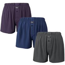 Cuecas boxers masculinas BAMBOO COOL Boxer Shorts, pacote com 3 Cuecas boxers masculinas BAMBOO COOL Boxer Shorts, pacote com 3