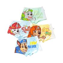 Cuecas De Algodão Para Meninos PAW Patrol Com Estampa De Desenho Animado Confortáveis E Respiráveis