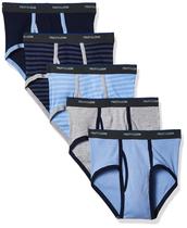 Cuecas de moda para meninos, cuecas íntimas Fruit of the Loom, pacote com 5