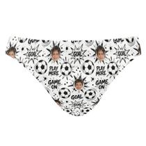 Cuecas de natação S Husky Funny Faces Soccer Football Ball Masculinas Cuecas de natação S Husky Funny Faces Soccer Football Ball Masculinas