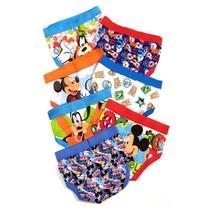 Cuecas Disney Boys, pacote com 7 cuecas 4T com estampa do Mickey Mouse Cuecas Disney Boys, pacote com 7 cuecas 4T com estampa do Mickey Mouse