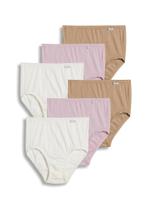 Cuecas femininas Jockey Elance, tamanho plus size, pacote com 6