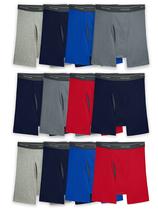 Cuecas Fruit of the Loom Coolzone para homens, pacote com 12 grandes