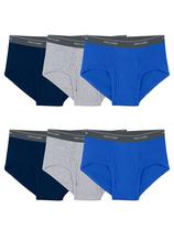 Cuecas Fruit of the Loom de algodão sem etiqueta para homens, pacote com 6