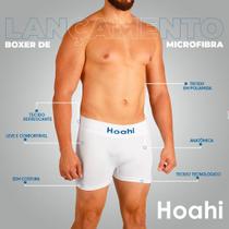 Cuecas Hoahi Boxer Microfibra Sem costura Masculino Tamanhos P M G EG Cuecas Hoahi Boxer Microfibra Sem costura Masculino Tamanhos P M G EG