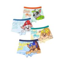 Cuecas Infantis Paw Patrol - Kit com 4 Peças de Algodão Respirável