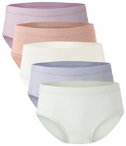 Cuecas íntimas femininas BAMBOO COOL, pacote com 5 cuecas absorventes de umidade