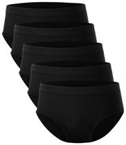 Cuecas íntimas femininas BAMBOO COOL, pacote com 5 cuecas absorventes de umidade