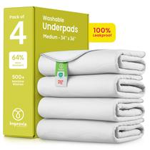 Cuecas laváveis IMPROVIA, médias, 86x91 cm, pacote com 4