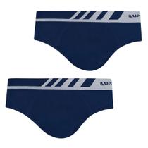 Cuecas Masculina Lupo Kit C/2 Slip Microfibra S/costura