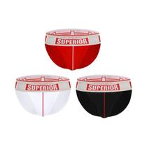 Cuecas Masculinas De Cintura Baixa Com Corte Alto E Design Triangular, Anti-Atrito Nas Pernas,