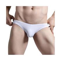 Cuecas Masculinas De Modal Elástico De Cintura Baixa Com Design Em U E Proeminentes, Finas E