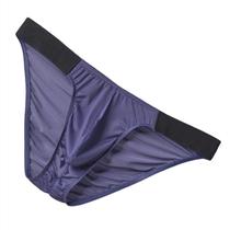 Cuecas Masculinas De Seda Gelada Com Cinto Largo, Bolsa U Sexy, Costas Franzidas, Respiráveis, Cuecas Masculinas De Seda Gelada Com Cinto Largo, Bolsa U Sexy, Costas Franzidas, Respiráveis,