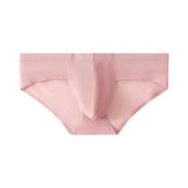 Cuecas Masculinas De Seda Gelada Para O Verão, Frescas, Respiráveis, Sem Costura, Sexy, Com Design
