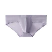 Cuecas Masculinas De Seda Gelada Sem Costura, Frescas E Respiráveis Para O Verão, Confortáveis, Com
