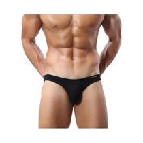 Cuecas Masculinas Sexy De Cintura Baixa Em Modal Com Bolsa Convexa Em U, Roupa Íntima Respirável