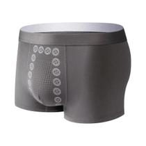 Cuecas Masculinas Slim Fit Respiráveis Com Terapia Magnética Em Poliéster Elástico De Longa Duração