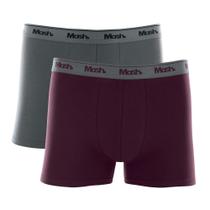 Cuecas Mash Box Original Kit 6 Masculino Cotton Boxer - TAMANHO P