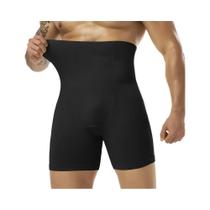Cuecas Modeladoras Masculinas De Cintura Alta Com Controle De Barriga, Compressão E Bolsa 3D Com Aro