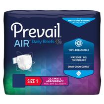 Cuecas para incontinência Prevail Air Plus, tamanho 1, 20 unidades