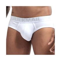Cuecas Sexy De Algodão Para Homens Com Grande Bolsa, Roupa Íntima Respirável, Slip Masculino Cuecas Sexy De Algodão Para Homens Com Grande Bolsa, Roupa Íntima Respirável, Slip Masculino