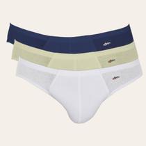 Cuecas Slip de Algodão Zorba Kit c/6