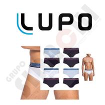 Cuecas slip lupo algodão cotton confort kit com 9 peças 524