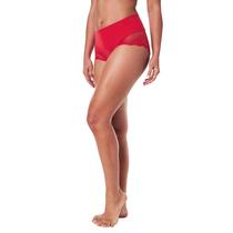 Cuecas SPANX Undie-tectable Lace Hi-Hipster vermelhas pequenas