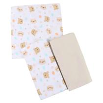 Cueiro Bebê Kit c/03 Un 50x80cm Flanelado - Baby Gijo