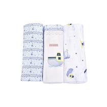 CUEIRO CIA DO NENEM BARCO - Manta para Bebê