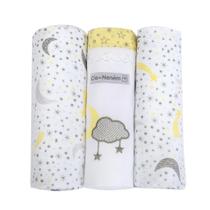 CUEIRO CIA DO NENEM REF3747 AMARELO - Kit Manta para Bebê