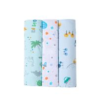 Cueiro de bebê menina menino flanelado 100% algodão 80x50cm c/3 un papi karinho