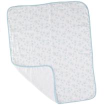 Cueiro de Fralda Estampado Teka 100% Algodão Azul - 75 x 100cm Cueiro de Fralda Estampado Teka 100% Algodão Azul - 75 x 100cm