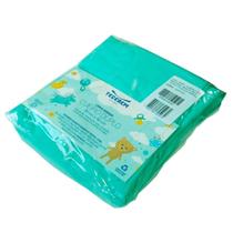 Cueiro Duplo Tecebem Baby Malha Liso Kinder 80cmx90cm Verde Cueiro Duplo Tecebem Baby Malha Liso Kinder 80cmx90cm Verde