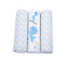 Cueiro e Manta Minasrey REF3661 Azul - 100% Algodão Cueiro e Manta Minasrey REF3661 Azul - 100% Algodão