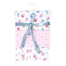 Cueiro estampado 1,00m x 80cm cabide com 03 unidades