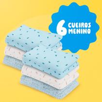 Cueiro Estampado Peças Flanelado 80x50cm Macio e Hipoalergênico