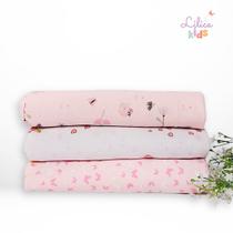 Cueiro Flanelado 100% Algodão 80x50cm 3 e 6 unidades