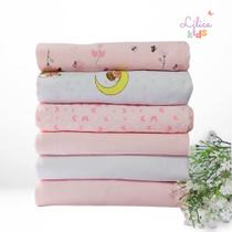 Cueiro Flanelado 100% Algodão 80x50cm 3 e 6 unidades