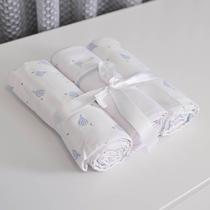 Cueiro Flanelado 1,00 m x 80 cm Baby Joy Fábula