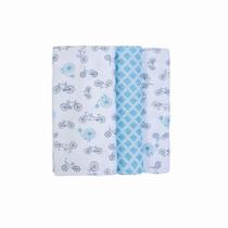 Cueiro Flanelado Composê Papi 80 Cm X 60 Cm 3 Unidades Cueiro Flanelado Composê Papi 80 Cm X 60 Cm 3 Unidades