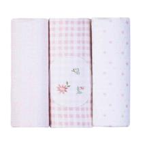 Cueiro flanelado estampado 80cm x 80cm