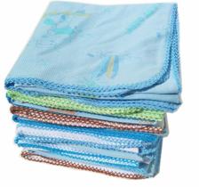 Cueiro Flanelado Estampado 80x80 Com Croche Kit Com 10 Cueiro Flanelado Estampado 80x80 Com Croche Kit Com 10